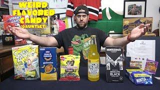 Weird Flavored Candy Gauntlet Challenge | L.A. BEAST