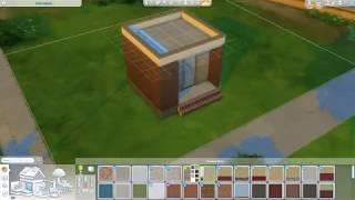 The Sims 4. 3x3 Challenge. The Sims 4 строительство дом 3х3