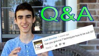 Q&A #20: SEVEN TRICKS YOU NEED TO KNOW to Get Sub-20