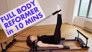 Pilates Reformer Workout | 10 Minute | FULL BODY (yes, we get it all )