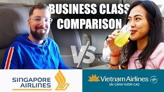 Singapore Airlines vs Vietnam Airlines | Business Class Battle