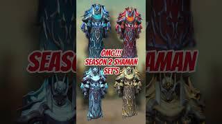 OMG TIER SET'S OF SHAMAN IN WORLD OF WARCRAFT THE WAR WITHIN SEASON 2