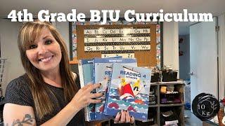 BJU Curriculum for 4th Grade - What I'm using this 2022-2023 Homeschool Year!  #bju #homeschool