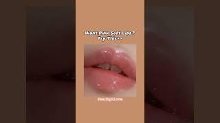 Try This For Natural Pink Lips #shortsfeed#shorts#aesthetic#cute#softlips #lipcare#peachyxlove