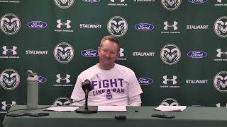 Colorado State Basketball (M): Niko Medved Post-Game (Utah State)