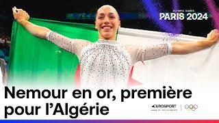 JO PARIS 2024 - Kaylia Nemour devient la première gymnaste algérienne à décrocher l'or