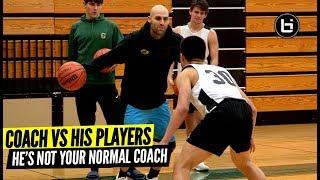 HIGH SCHOOL COACH VS HIS PLAYERS! 3V3