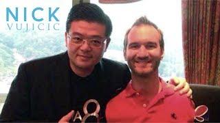 Nic Vujicic was invited by Dato' Sri Patrick Tan for "Message of Hope" forum in Malaysia