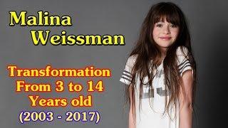 Malina Weissman transformation from 3 to 14 years old