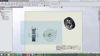 SolidWorks 2d drawing creation (2d drawing-video 1 of 4) - basic drawing