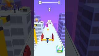 Roof Rails Run Mobile Gameplay | best Oddly satisfying video | RedPlay #3dgames #rooftop #shorts