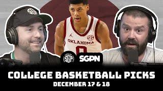 Must-See College Basketball Picks for Tuesday, December 17th & Wednesday December 18th