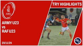 Army U23 vs RAF U23 Try HIGHLIGHTS 20-11-24