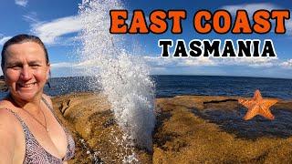 UNDER THE RADAR East Coast Adventure PLUS Chain of Lagoons Free Camp! #caravanlife #tasmania