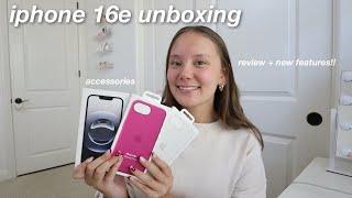 IPHONE 16E UNBOXING + REVIEW 