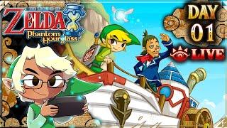 Revisiting Zelda: Phantom Hourglass - LIVE (Day 01)
