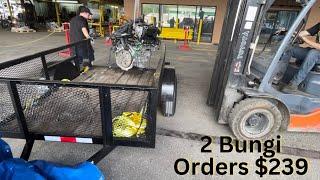 I made $239 my first 2 Bungi Orders using my SUV & trailer