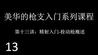 美国华人的枪支入门系列课程（十三）精射入门-栓动枪概述