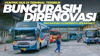 SEMRAWUT PARAH, PENUMPANG SAMPAI REBUTAN NAIK BUS! Begini Kepadatan Terminal Bungurasih Sabtu Sore