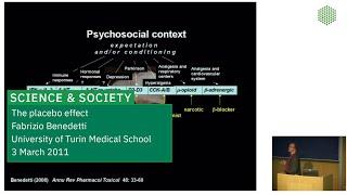 EMBL Forum Science and Society Seminar: Fabrizio Benedetti - The placebo effect