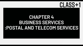 Postal and telecom services