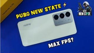 Realme C75 test game PUBG New State | PUBG GRAPHICS MAX FPS? | GYROSCOPE & GAMEPLAY 