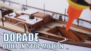 Model ship DECK built in stop motion - Ship Modeling Dorade