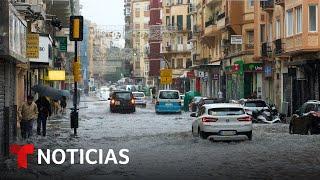 España enfrenta un nuevo azote de lluvias torrenciales que obligan evacuaciones | Noticias Telemundo