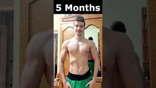 Skinny to muscle - 1 Year REALISTIC Transformation