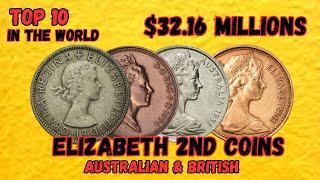 Top 10 Rarest Queen Elizabeth II Coins Worth Millions!