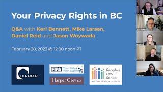 Privacy Rights in British Columbia (Recorded Webinar)