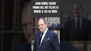  Fallece Juan Gómez-Acebo, Primo del Rey Felipe VI, a los 54 Años