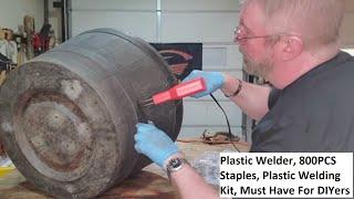 Plastic Welder, 800PCS Staples, Plastic Welding Kit, Must Have For DIYers, Instant On/Off Fast, Easy