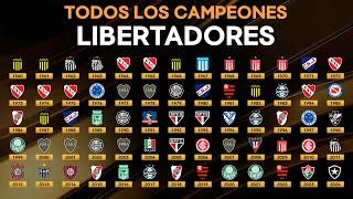 TODOS los CAMPEONES de la COPA LIBERTADORES  (1960-2024)