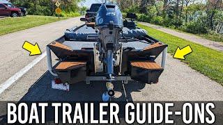 BOAT TRAILER GUIDES & HOW TO INSTALL THEM - JON BOAT TO BASS BOAT BUILD CONVERSION