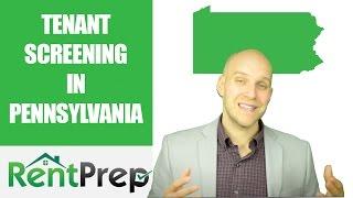 Pennsylvania Tenant Screening Services | RentPrep