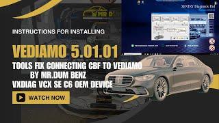 Tools Fix CBF connection on Vediamo by Mr.Dum Benz | VXDIAG VCX SE C6 OEM Device