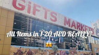 GIFT MARKET SHARJAH | LARGEST CHEAPEST MARKET IN UAE | ALL ITEMS 1 TO 20 AED |