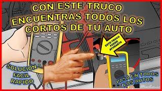 AUTO DESCARGA BATERÍA - DETECTAR CORTO CIRCUITO EN EL VEHICULO