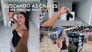 buscando as chaves do meu apartamento novo   + comprinhas de casa *vlog*