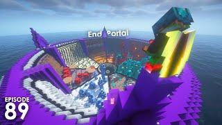 I Transformed the END PORTAL IN THE OVERWORLD In Minecraft Survival #89