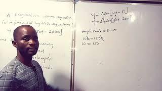 Solving question of progressive wave Equations