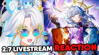 The BEST Honkai Star Rail Update EVER??! | 2.7 Livestream Reaction