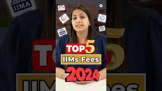 Top 5 IIM’s in India- Fees 2024! IIM Fees Structure for MBA#shorts #mba #iim #fees2024 #viral