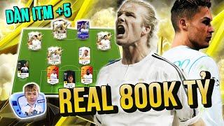 TRÊN TAY TEAM REAL MADRID CỰC KHỦNG 800K TỶ CÙNG DÀN ITM +5: BECKHAM, ETO’O, RONALDO C.U | FC ONLINE