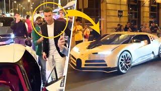 Cristiano Ronaldo Drives his $10.9 Million Bugatti Centodieci