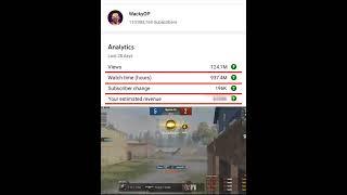 My YouTube Earnings  Gaming Channel Earning Revealed  Must Watch