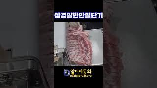 [알디자동화] 삼겹살반판절단기