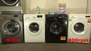 Wash Race - Samsung Ecobubble vs logik vs Hotpoint Extra vs Bush / 15 minute wash