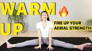 The Warm up Routine YOU Need to Fire Up Your Aerial Strength (w/ Elastic band)